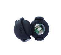 LED luumi curli per collare o guinzaglio (2 pz) - 2 pz, nero
