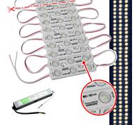 LED-Mafia 20-100 Moduli LED Samsung Chip 3 Luci 12V 1,5W 4500K IP65/IP67