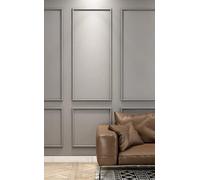 Led Mall Home Kit Boiserie BASILEA in Duropolimero - Pannelli Decorativi per Pareti - Facile da Montare - Cornici da Assemblare - Pacchetto di Boiserie già tagliate (NON UNITE)