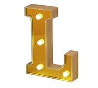 LED Marquee Lettera Luci Segno 26 Luce dell'alfabeto per Luce Notturna Matrimonio Festa di Compleanno Lampada Natalizia alimentata a Batteria Decorazione Bar a casa (Bianco Caldo)