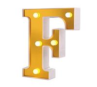 LED Marquee Lettera Luci Segno 26 Luce dell'alfabeto per Luce Notturna Matrimonio Festa di Compleanno Lampada Natalizia alimentata a Batteria Decorazione Bar a casa (Bianco Caldo)