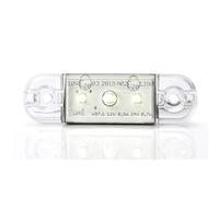 LED-MARTIN Luce di ingombro UR10, trasparente/arancione, 12 V/24 V