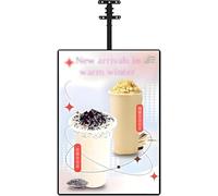 LED Menu Board Slim Snap Frame Light Box per Ristoranti Caffè Parete Retroilluminato Display Cartello Verticale