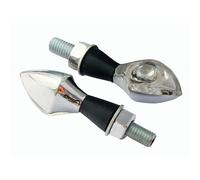 LED Metallo Corposo Boggle Indicatori - Coppia - Marcatura E - Cromo Corpo