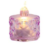 Led Mini Elettronica Candela Luce Elettronica Candela di Cristallo Decorazione Atmosfera di Natale Romantico Per il tè piccolo tealight piccolo sommergibile tè batteria sommergibile mini mini mini F