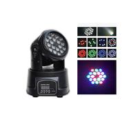 LED MINI Moving Head light luce 18x3W raggio RGB La lampada party feste