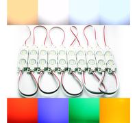 LED Modulo 5730 SMD Chip Bianco Caldo Freddo Verde Blu Rosso Cassetti Pubblicità