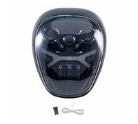 Led Moto Faro Per Beverly Faro Anteriore A LED Nero Abbagliante Anabbagliante Di Ricambio Con Anello Halo DRL Faro Anteriore Per Moto