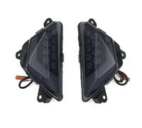 Led Moto Faro Per KAWASAKI Per Ninja 250 300 400 650 1000 Per Z1000SX LED Motocicletta Anteriore Indicatore Di Direzione Lampeggiante Luce(Black 1 Pair)