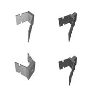 LED Mount for Department 56 Christmas Village Houses 12V Conversion Bracket