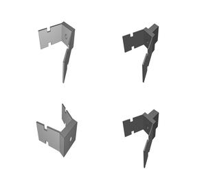 LED Mount for Department 56 Christmas Village Houses 12V Conversion Bracket