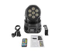 LED Moving Head Light 4 in 1 LED Moving Head Light per palcoscenico, supporta DMX512, con 4 colori, monocromatici o colori misti, per matrimoni, feste di compleanno, banchetti, bar, concerti