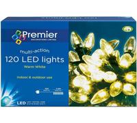 LED Multi-Azione C6 Luci di Natale, 120, Bianco Caldo - PREMIER