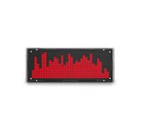 LED Music Spectrum Display DIY Kit 16X32 Rhythm Light Clock 8 Kinds Spectrum Mode SMD Soldering Display Light, Red