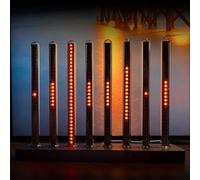 LED Music Spectrum Display - Dynamic Light Show with 10 Preset Modes, 3.5mm AUX Input for Home and Studio Use