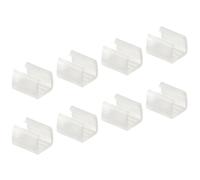 LED Neon Clip Montaggio Fissaggio Morsetti Supporto Per 8mm 100pz