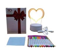 LED Night Light Memo Board, Dry Erase Memo Board with LED, Creative Note Board with Light, Light Up Writing Board, Multifunctional Night Light Board, Light Message Board for Living Room