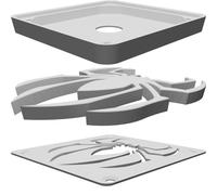 LED Night Light with Spiderman Logo Design - RGB Color Changing Remote Control