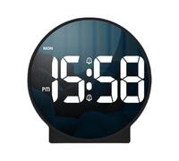 Led Night Stand Digital Clock - Alarm Clock New Mirror Large Screen | Adjustable Aesthetic Desk Decor For Kitchen | Mirror Alarm Cl0ck | Led Cl0ck | Dorm Living Room Classroom Bedroom Bathroom