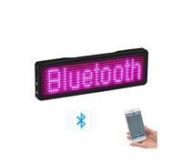 LED Nome Badge Ricaricabile Segno Luminoso Display un Scorrimento Programmabile DIY Display LED, Tipo 9