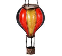 LED Pallone Aerostatico Solare Lantern Lampion Solare Effetto Fiamma