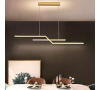 LED Pendant Lights for Dining Room Table Lines Light Nordic Creative Bar Counter Long Strip Indoor Lighting Chandelier 22W Dimmable LED