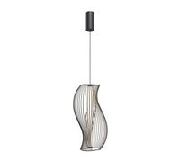 LED Pendelleuchte Cucina Nero Tavolo da Pranzo L: 21 CM 3000 K Lampada Blendarm