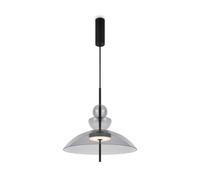 LED Pendelleuchte Pranzo Up Down Vetro Fumé Ø40 CM 3000 K Lampada Bianco Caldo