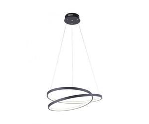 LED Pendelleuchte Sala da Pranzo Dimmerabile Nero 30 W B:55 CM Sospensione