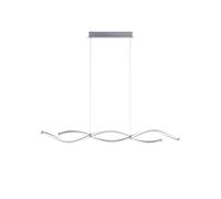 LED Pendelleuchte Tavolo da Pranzo Onde IN Acciaio 108 CM 4600 Lm Sospensione