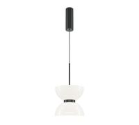 LED Pendelleuchte Vetro Schermo Ø 22 CM Nero Bianco 3000 K Sospensione Cucina