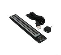 LED per analizzatore di spettro AS60 Music Visualizer VU Meter 7 modalità Ingresso a doppio canale per il suono