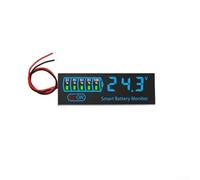 LED per battery Tester 7-55V Digital Voltage Meter LED per battery(Blue) | Digital LED display, 7-55V DC range, real-time voltage reading, compact 46mm size, red/blue/white/green options