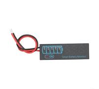 LED per battery Tester 7-55V Digital Voltage Meter LED per battery(White) | Digital LED display, 7-55V DC range, real-time voltage reading, compact 46mm size, red/blue/white/green options