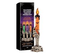 LED per Halloween, illuminazione per caminetto | Candele finte decorative per proprietari di case, affittuari, casa, ufficio, dormitorio, studio, camino, feste, soggiorno