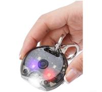 LED per mini torcia elettrica, portachiavi ricaricabile di tipo C, torcia portatile multifunzione con clip per cappello (S5)