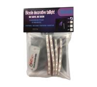 LED per ruote bici - Illuminazione raggi bicicletta, Lampada di avvertimento alimentata a batteria, Luce di sicurezza impermeabile e antipolvere, Accessorio per visibilità notturna per scooter, c