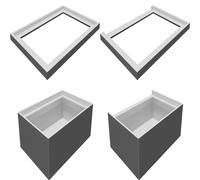 LED Photo Display Box - Customizable Lithophane Frame with Light Support