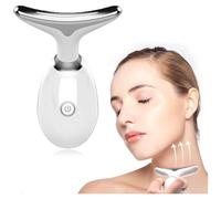 LED Photon Anti-Aging Gesichts Hals Massage Gerät Falten Entferner Hautstraffung