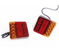 LED Piccolo Posteriore Lampade Luci e-Mark 4 Funzione 12V Telaio Ribaltabile