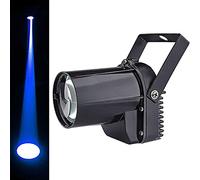 LED Pinspot, Luci dDella Sfera Dello Specchio Della Discoteca, Faretto LED Blu 3W Super-Luminoso Lampada DJ Discoteca Fase Luce