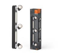 LED Plafoniera da Parete Decoro Spot Neptune Nero 26W 2450lm Bianco Caldo 3000K [EEK: F]