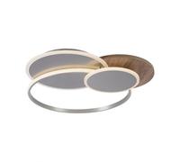 Paul Neuhaus Plafoniera LED Palma, legno, CCT, 65 cm, dimmerabile PAUL NEUHAUS