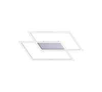 LED Plafoniera Dimmerabile Ufficio Corridoio IN Acciaio L: 53 CM 24 W