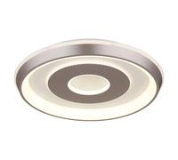 LED Plafoniera Lampada da Corridoio Metallo Opale Bianco Opaco Cct D 49 CM