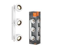 LEDVANCE Faretto da soffitto Venus, 3.000 K, a 3 luci, bianco LEDVANCE