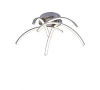 LED Plafoniera Metallo B:47 CM 3000 K Bianco Caldo 445 Lm Moderno Deckenleuchte [EEK: E]