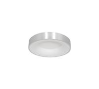 LED Plafoniera Metallo Plastica Argento Bianco 2700 K Deckenleuchte Blendarm