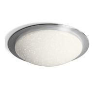 LEDVANCE Applique e Plafoniera LED con Ottica Cielo Stellato per Interni, Colore della Luce Variabile, Funzione Dimming e Luce Notturna Controllabile con Telecomando, Diametro 420mm,Orbis Tray Sparkle