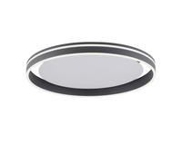 LED Plafoniera Sala Antracite Telecomando Ø59 CM Deckenleuchte Dimmerabile